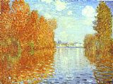 Claude Monet Autumn at Argenteuil painting